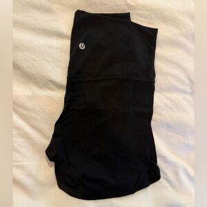 Lululemon Black Align Shorts.